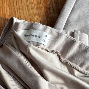 Abercrombie & Fitch MATERNITY Beige Wide Leg Trousers
